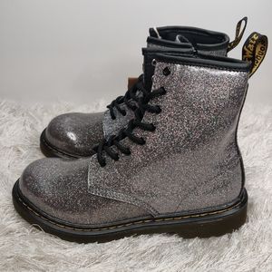 New Doc Martens silver glitter